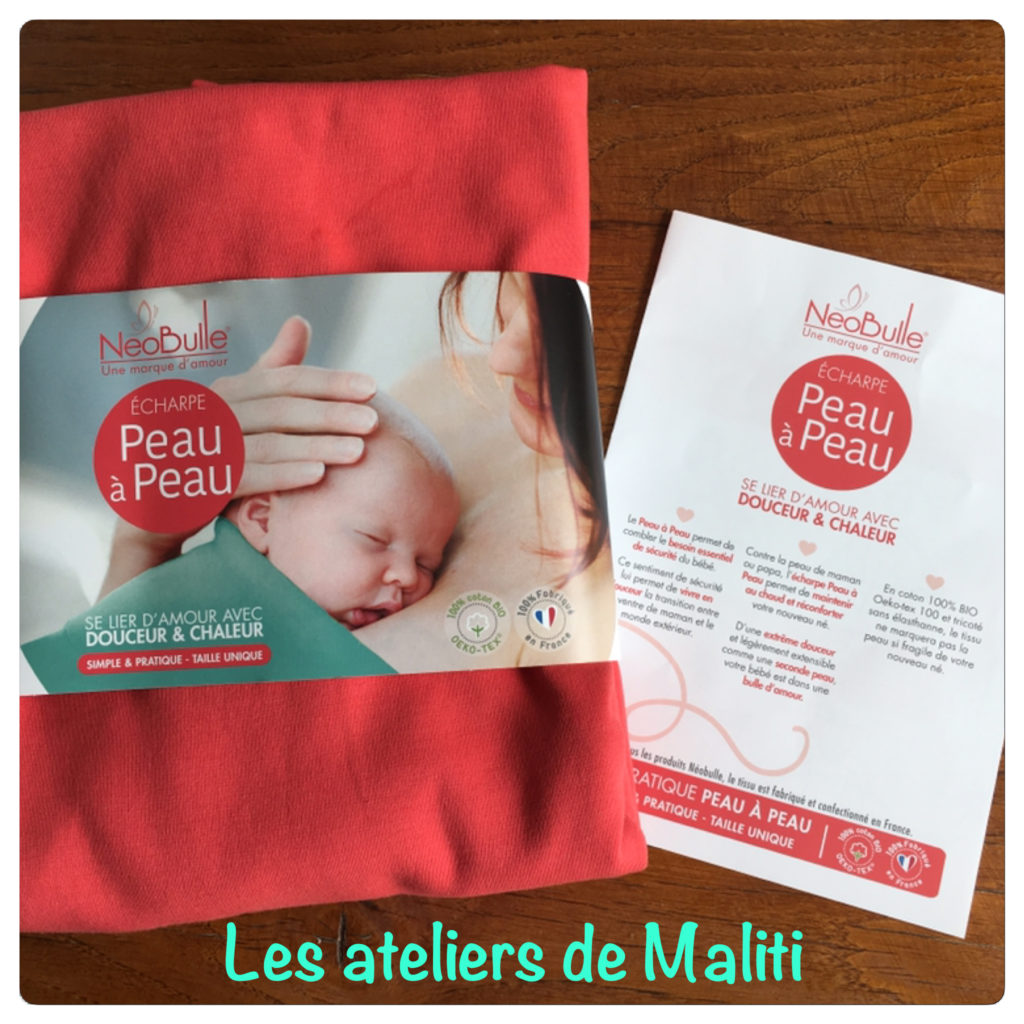 bandeau de portage peau a peau avec elasthanne